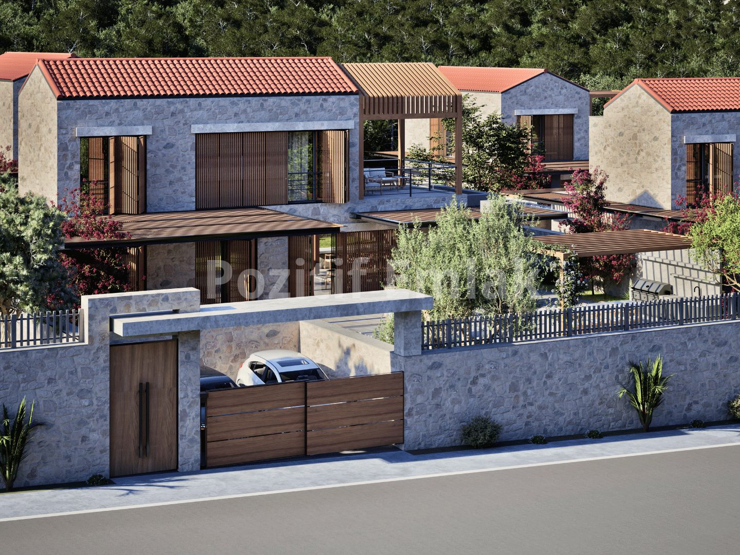 Bodrum Torba'da Müstakil Havuzlu Büyük Bahçeli Sıfır Lüks Villalar