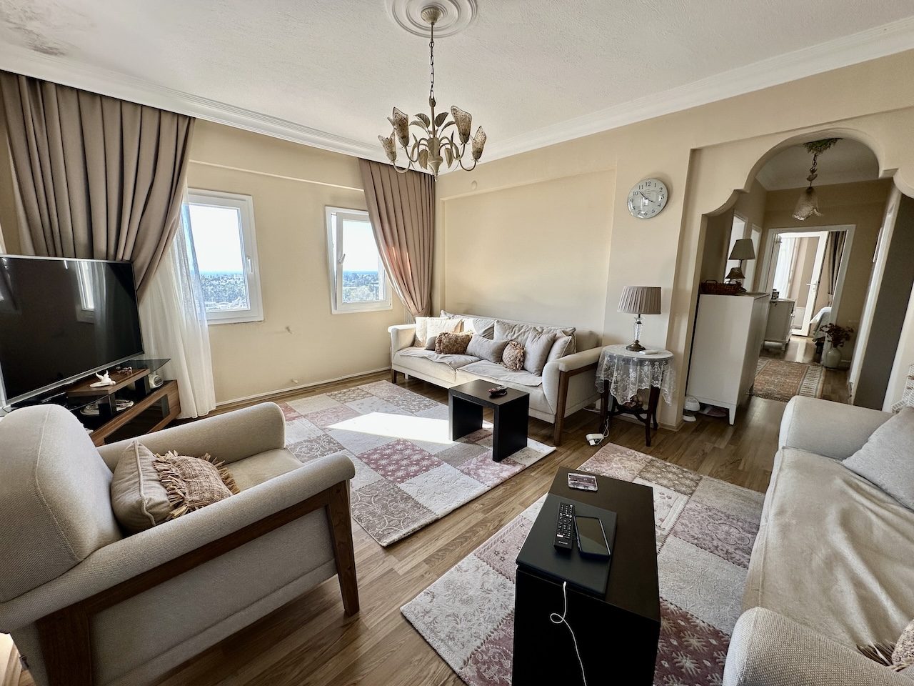 Bodrum Turgutreis'te Deniz Manzaralı Tertemiz 3+1 Daire