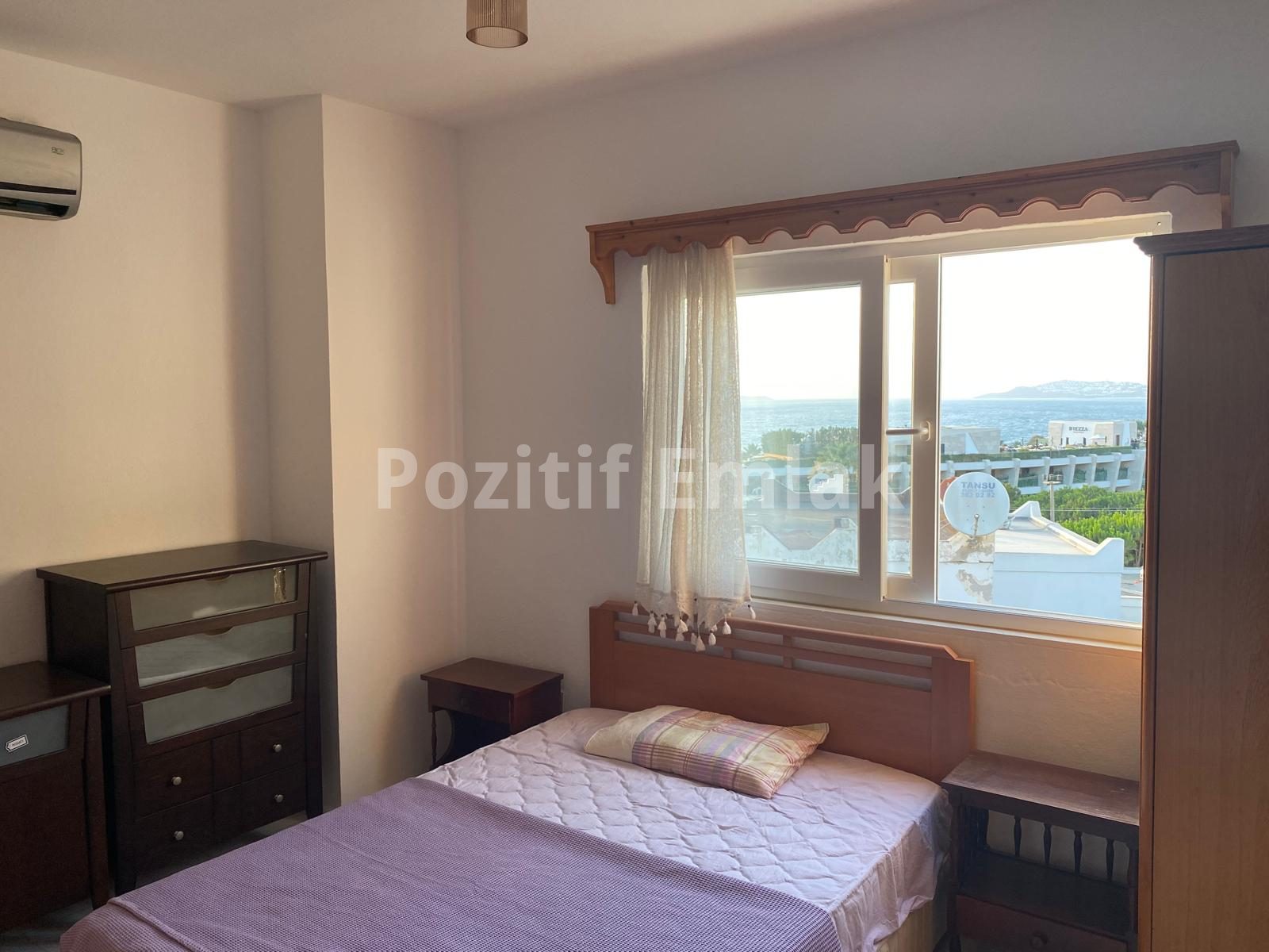 Bodrum Turgutreis'te Denize Yakın Deniz Manzaralı Dubleks Villa
