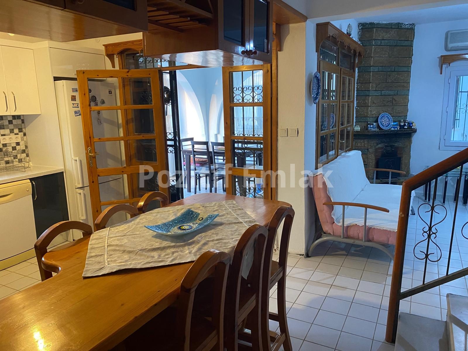 Bodrum Turgutreis'te Denize Yakın Deniz Manzaralı Dubleks Villa